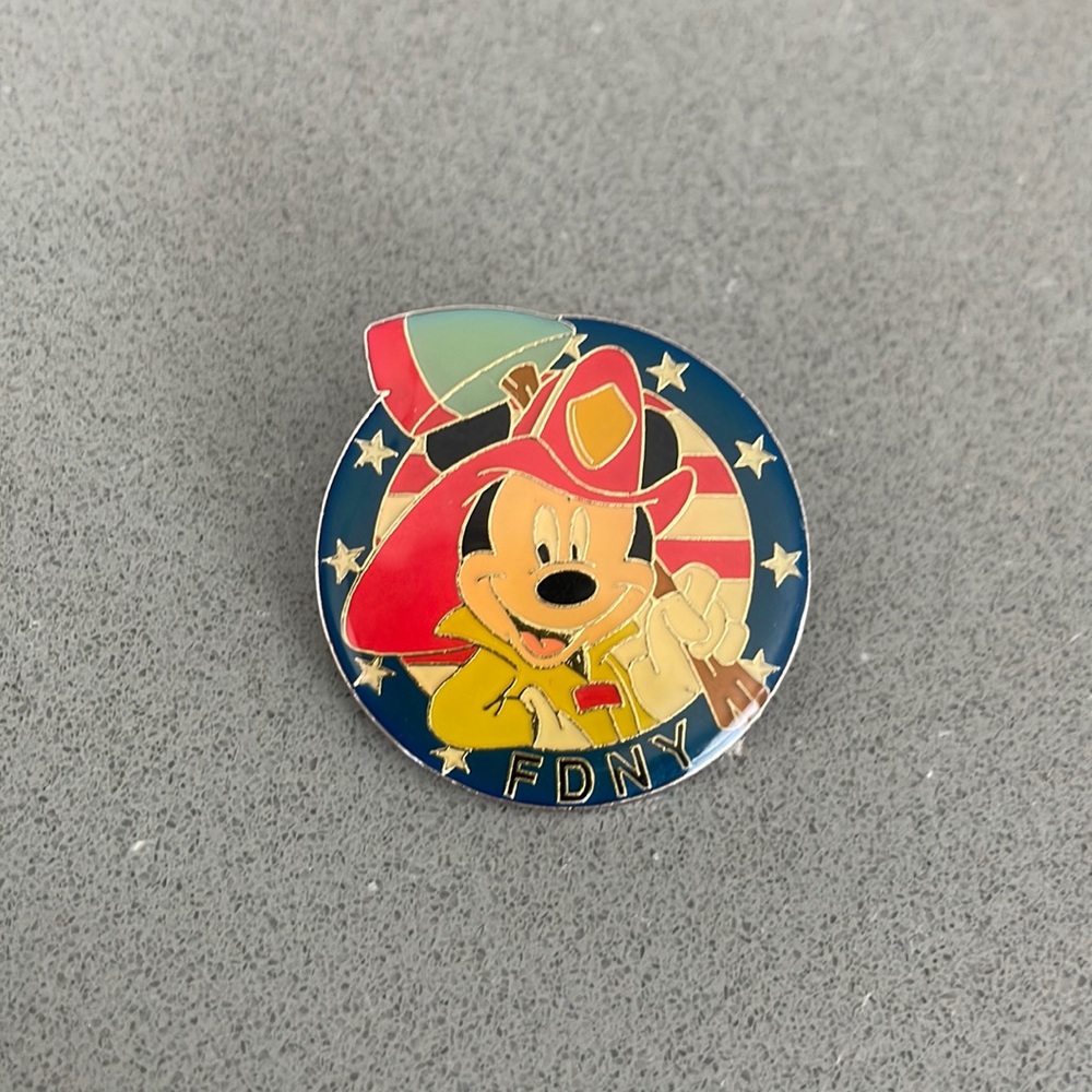 Disney FDNY Mickey Mouse Pin